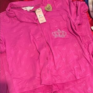 Juicy Couture Fuchsia Pajama Set